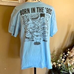 Born in the 90s cartoon T-shirt Rugrats etc. men’s size large